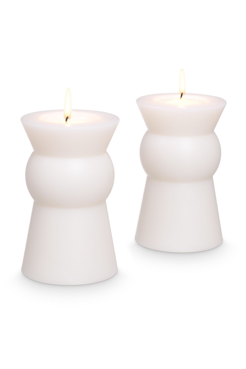White Artificial Candles S (2) | Eichholtz Arto | Eichholtz Miami