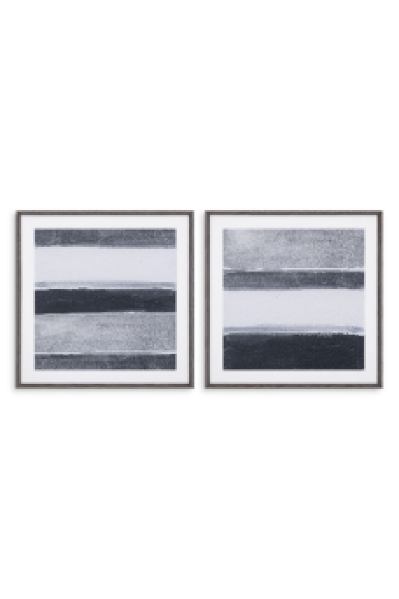 Gray Abstract Art Print (Set of 2) | Eichholtz Françoise: Watercolor | Eichholtzmiami.com