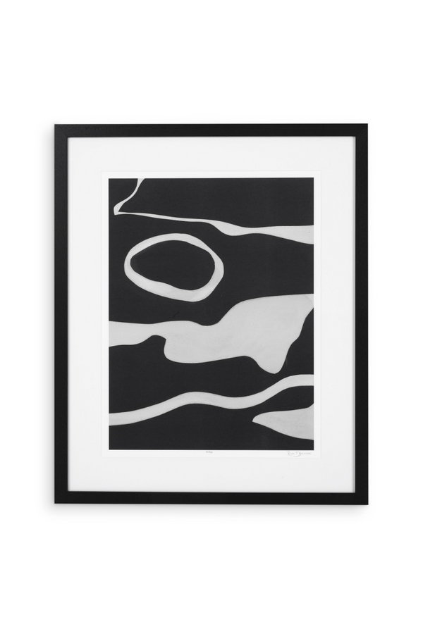Abstract Monochrome Art Print | Eichholtz Litho: Tides in Sepia II