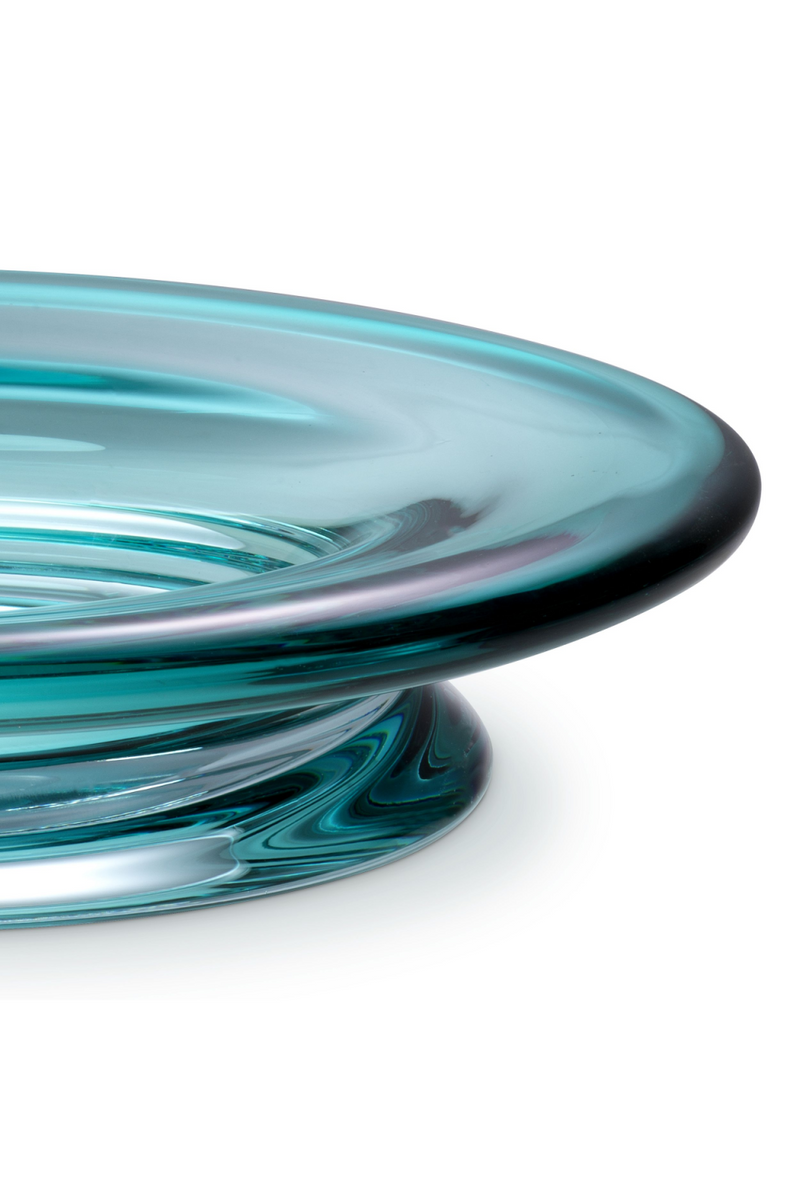 Turquoise Glass Bowl | Eichholtz Celia | Eichholtz Miami