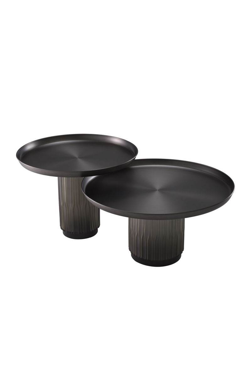 Black Gunmetal Coffee Table Set (2) | Eichholtz Zachary | Eichholtz Miami