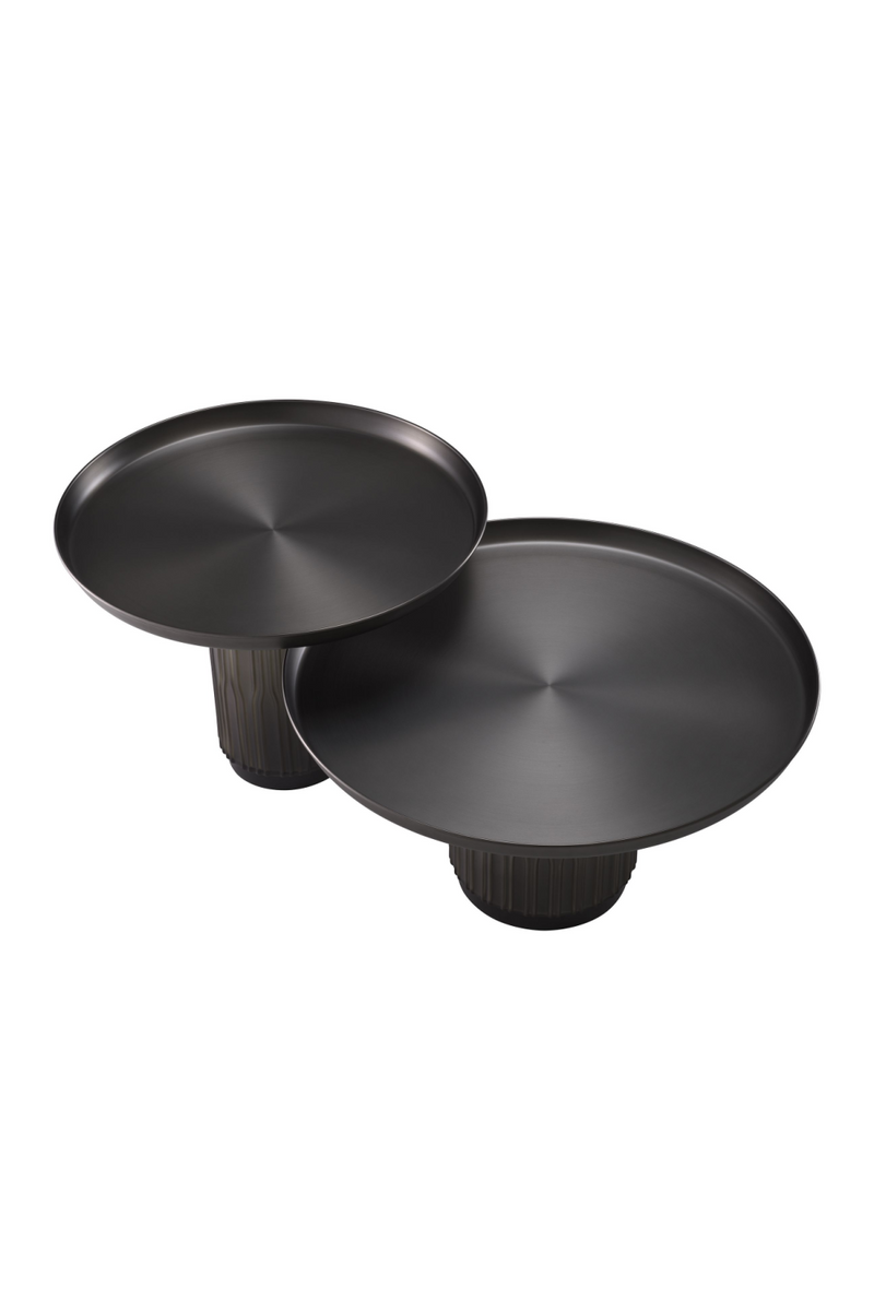 Black Gunmetal Coffee Tables Set (2) | Eichholtz Zachary | Eichholtz Miami