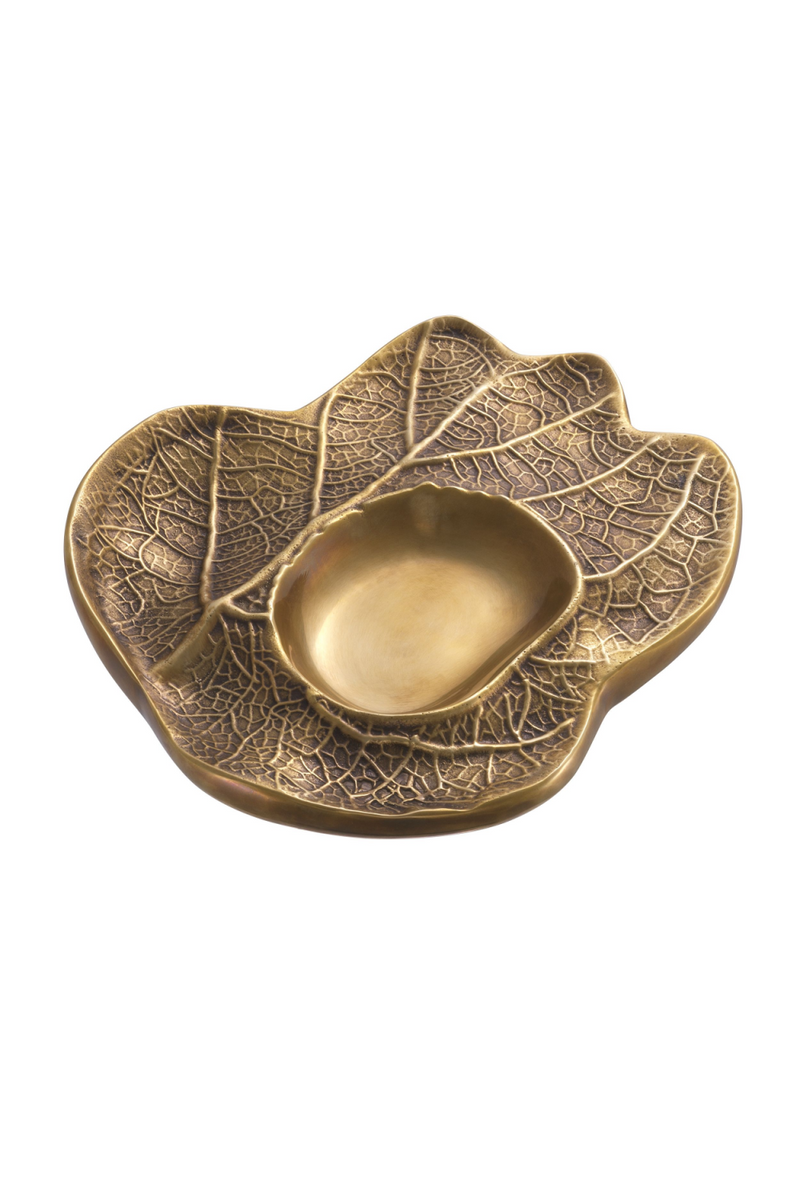 Vintage Brass Leaf Bowl | Eichholtz Clemence | Eichholtzmiami.com