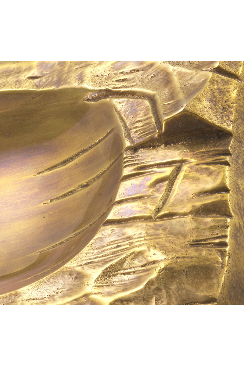 Sculptural Golden Tray | Eichholtz Chiasso | Eichholtzmiami.com