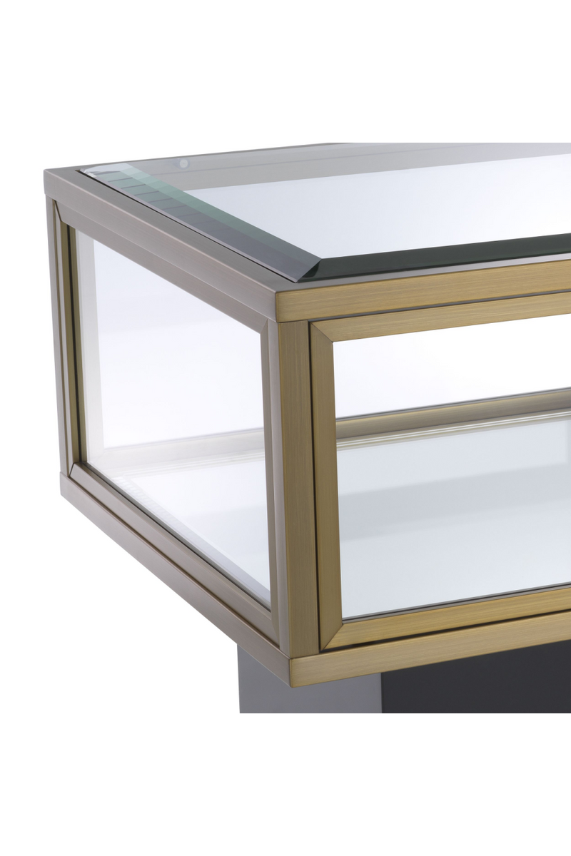 Brass Framed Glass Side Table | Eichholtz Ryan | Eichholtzmiami.com