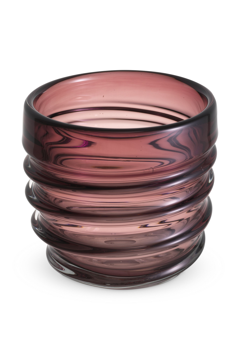 Contemporary Pink Glass Vase | Eichholtz Xalvador - S | Eichholtz Miami