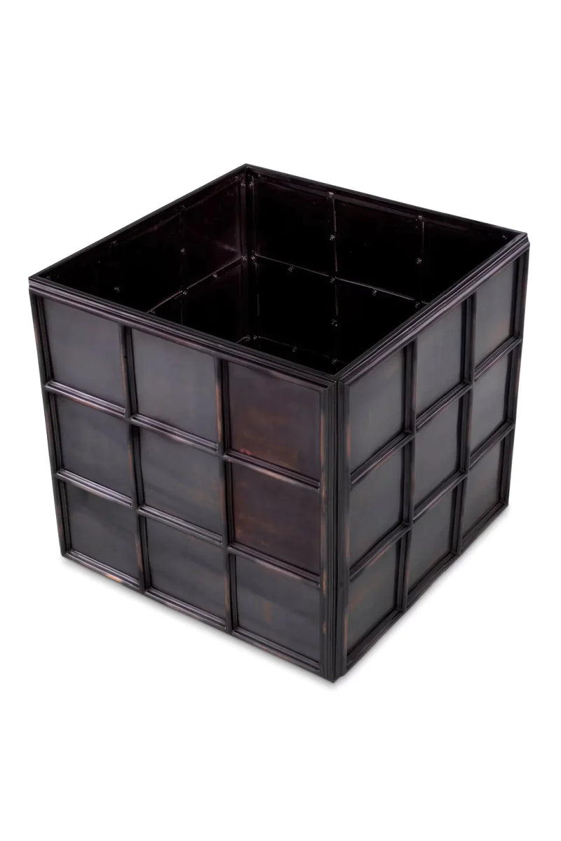 Square Antique Bronze Planter | Eichholtz Grid | Eichholtzmiami.com