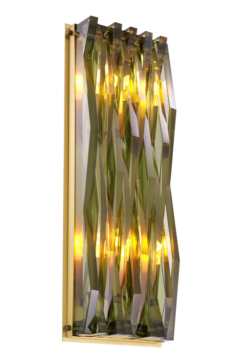Geometrical Glass Wall Lamp L | Eichholtz Nuvola | Eichholtz Miami