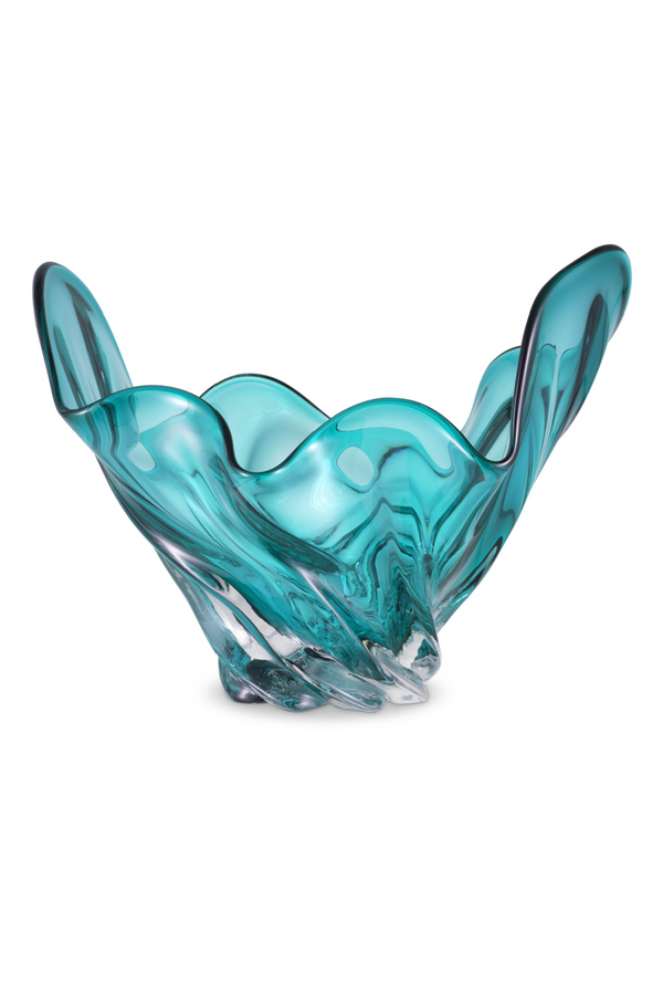 Turquoise Hand-Blown Bowl | Eichholtz Ace | Eichholtz Miami