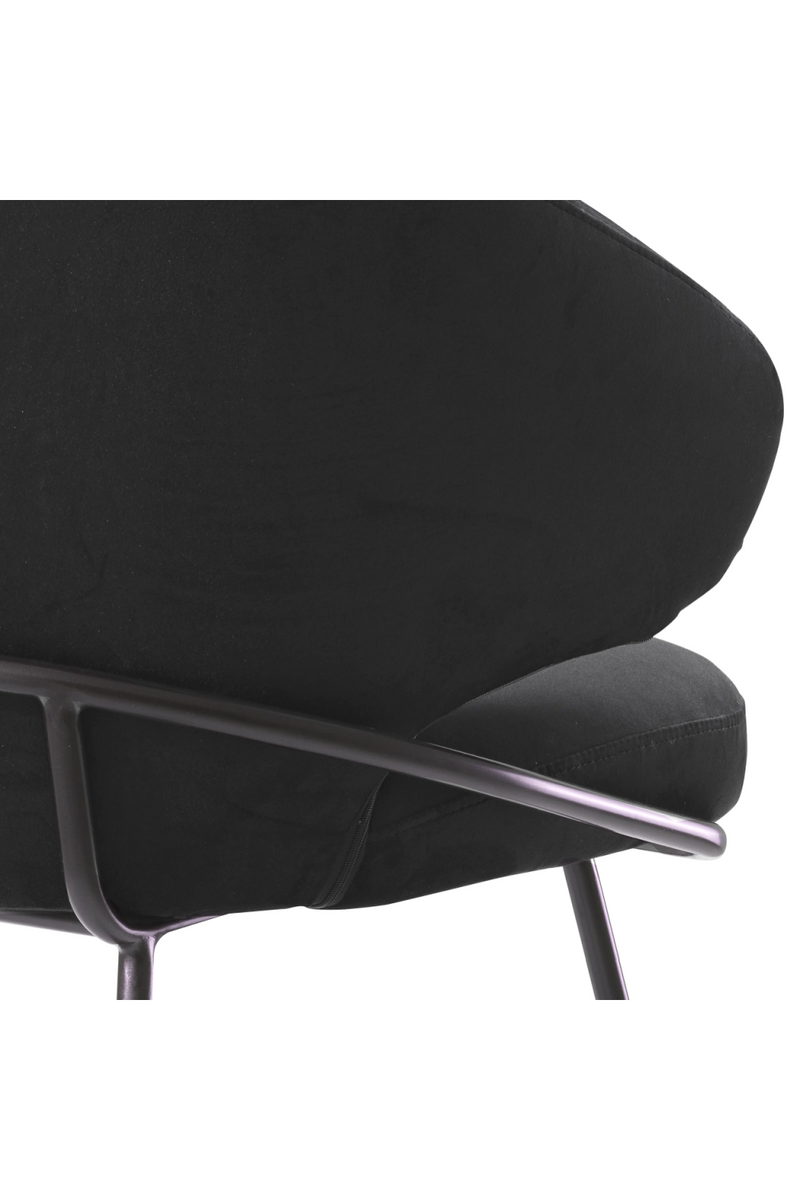Bent Backrest Velvet Dining Chair | Eichholtz Kinley | Eichholtzmiami.com