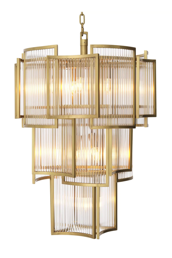 Modern Art Deco Chandelier | Eichholtz Jet Set | Eichholtz Miami