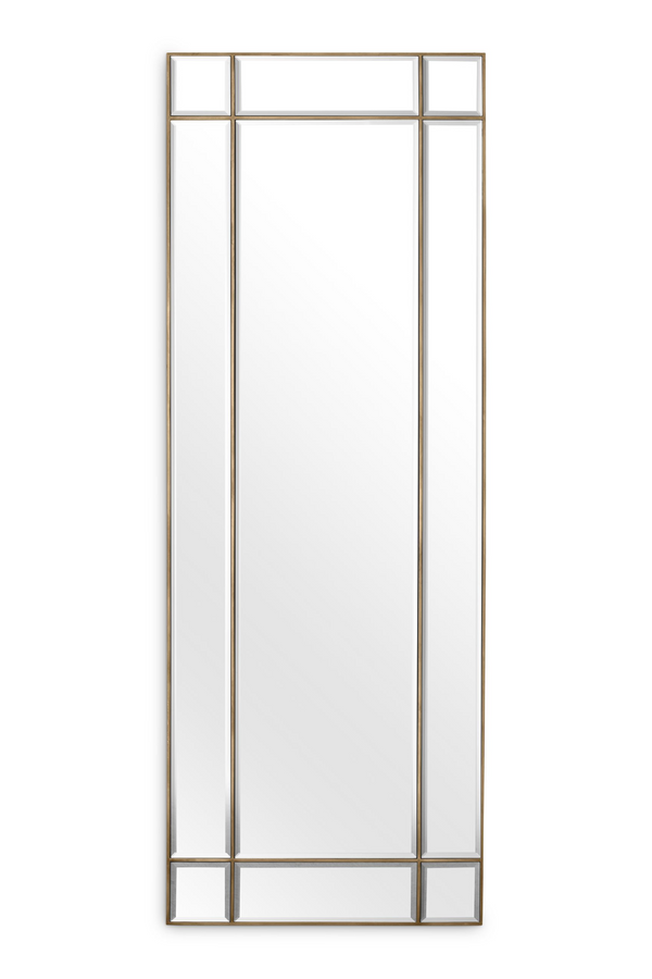 Vintage Brass Framed Bevelled Mirror | Eichholtz Beaumont | Eichholtzmiami.com