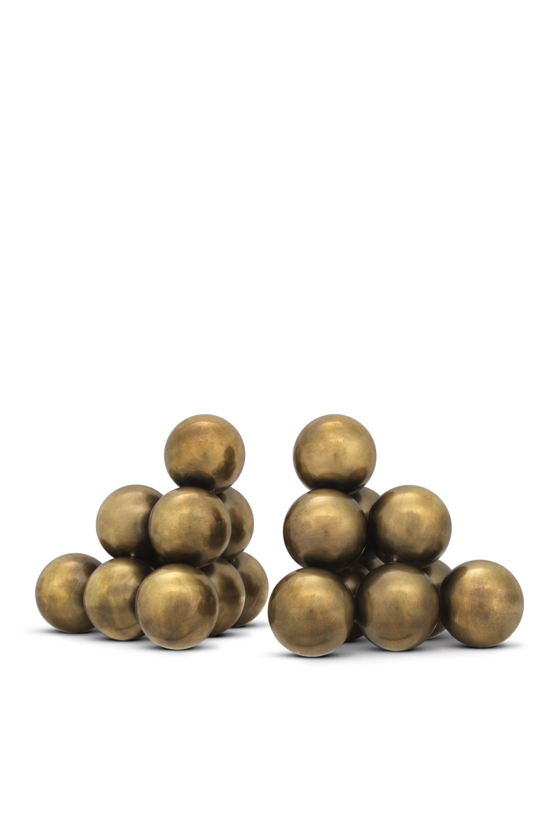 Metallic Orbs Book Ends (2) | Eichholtz Carioca | Eichholtzmiami.com