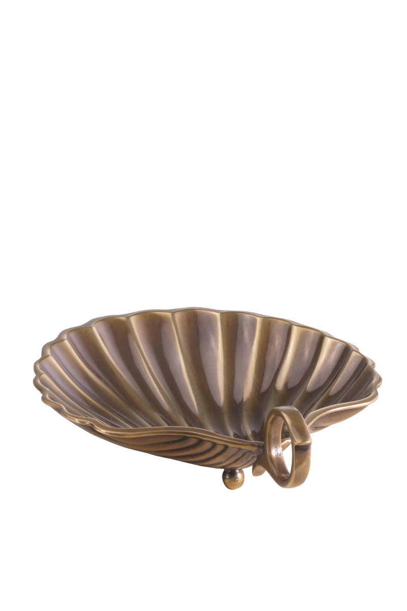 Vintage Brass Decorative Tray | Eichholtz Shell | Eichholtzmiami.com