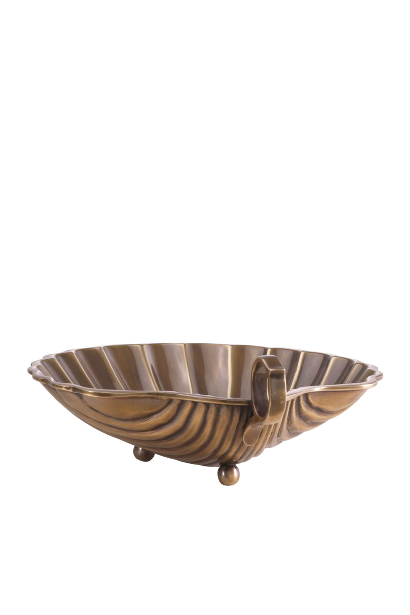 Vintage Brass Decorative Tray | Eichholtz Shell | Eichholtzmiami.com