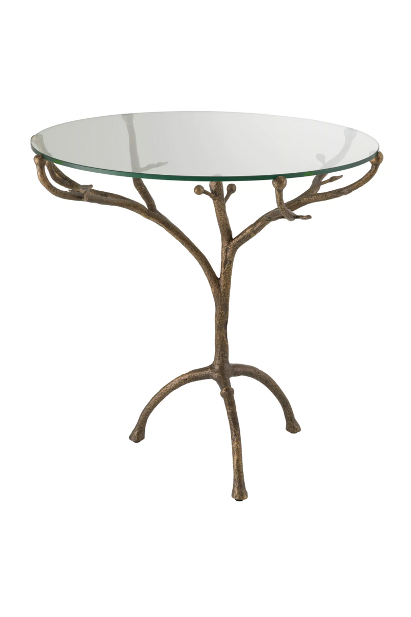 Rustic Tripod Glass Centre Table | Eichholtz Christophe | Eichholtzmiami.com