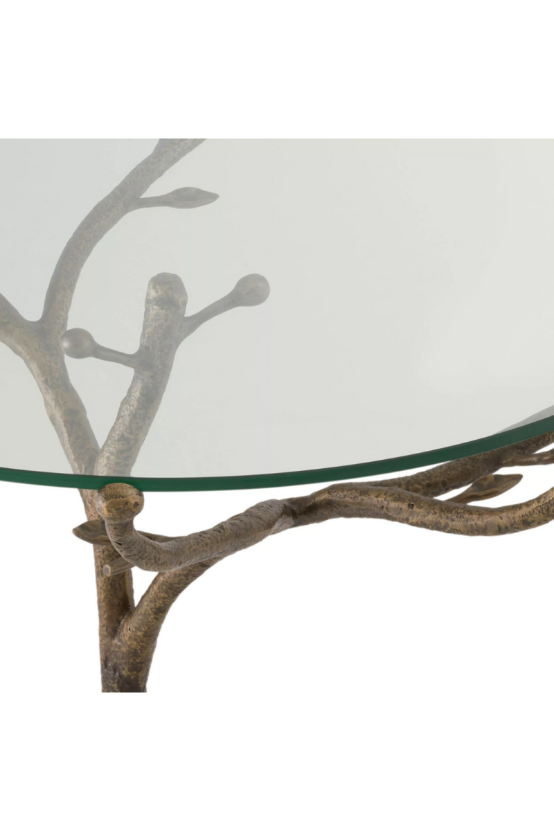 Rustic Tripod Glass Centre Table | Eichholtz Christophe | Eichholtzmiami.com