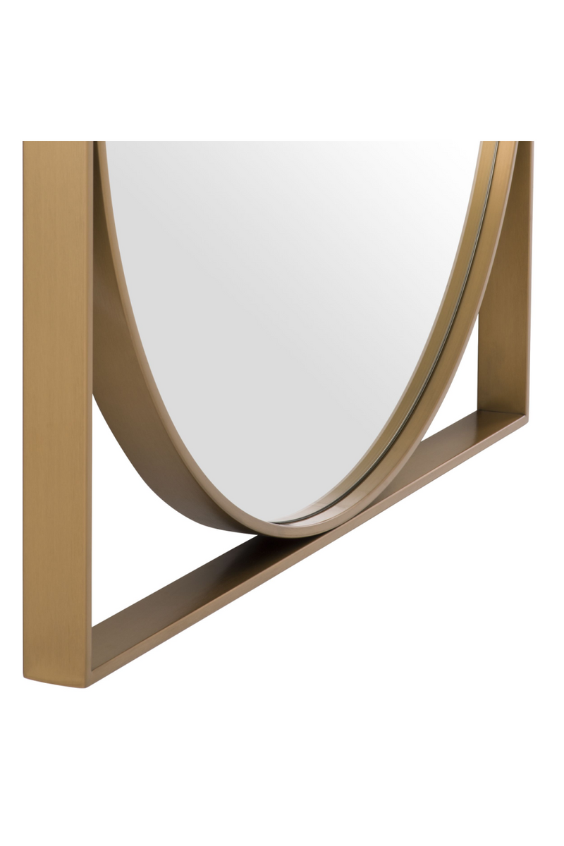 Square Framed Round Mirror | Eichholtz Montauk | Eichholtzmiami.com