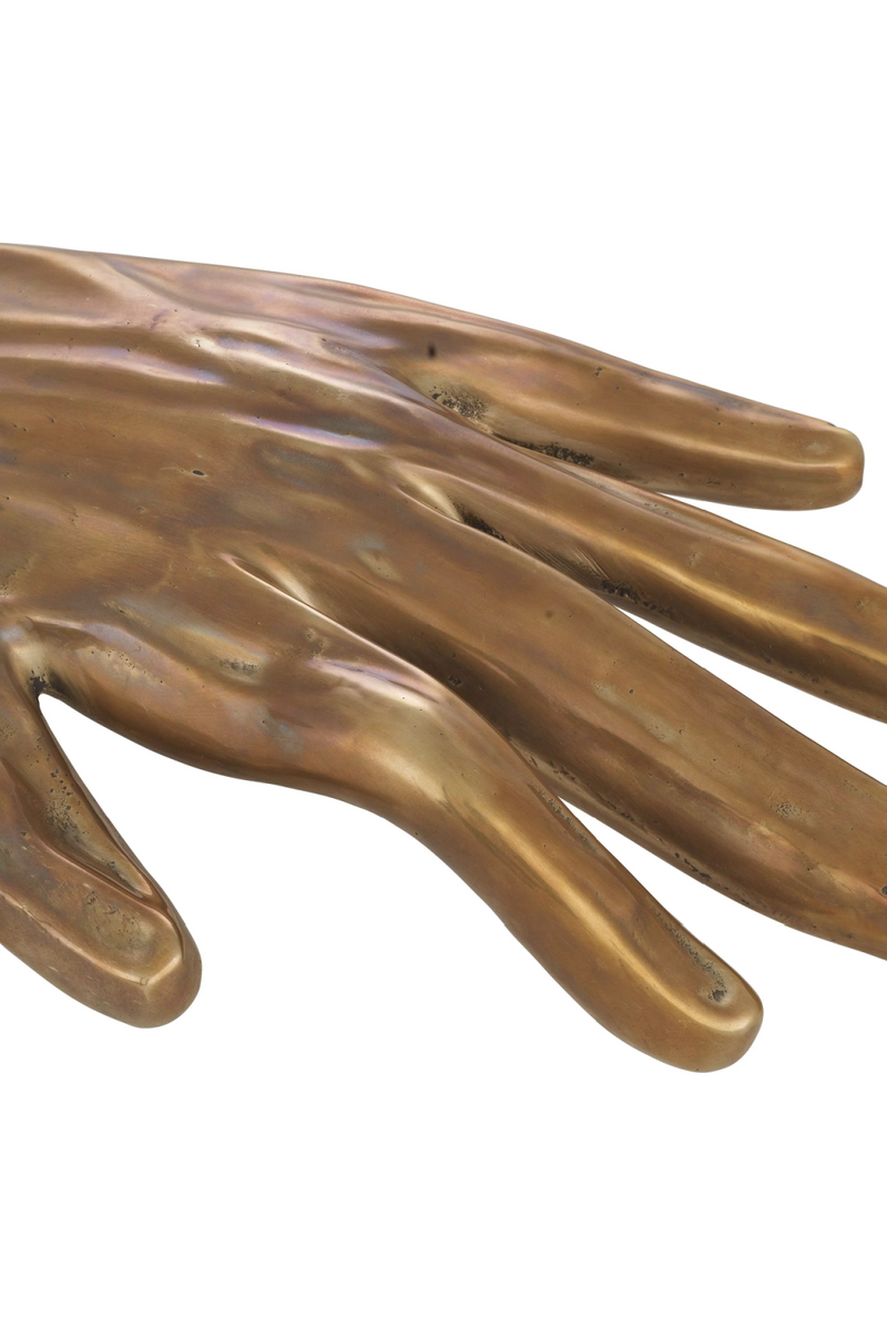 Vintage Brass Deco Object | Eichholtz The Hand | Eichholtzmiami.com