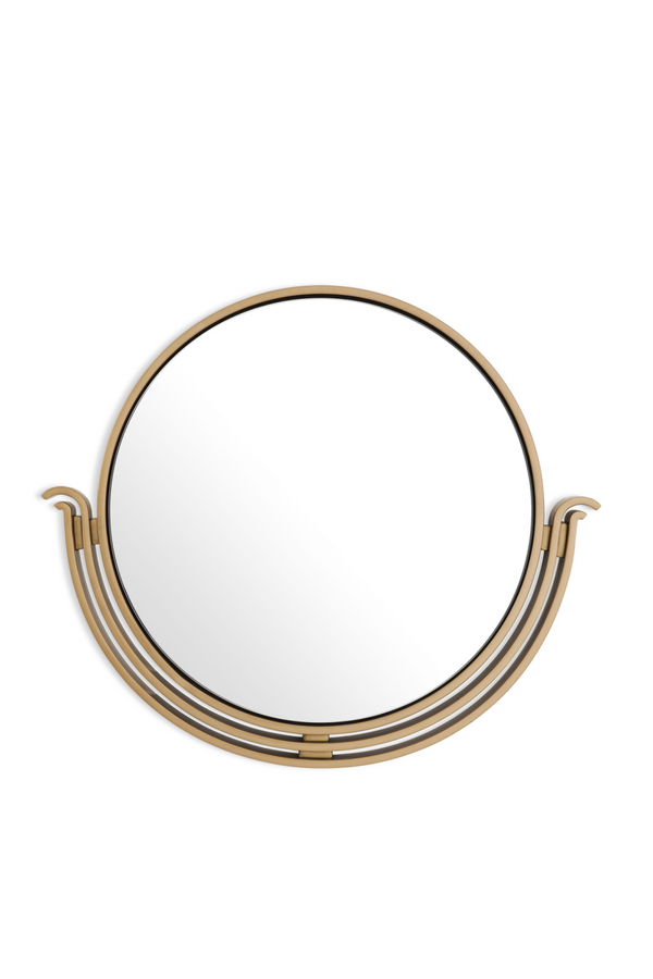 Antique Brass Round Mirror | Eichholtz Tombo | Eichholtzmiami.com