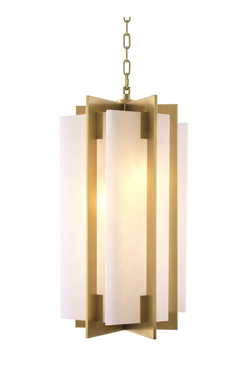 Gold with Alabaster Chandelier | Eichholtz Lugano | Eichholtz Miami