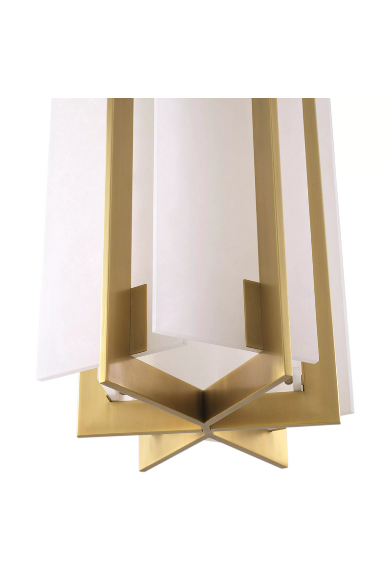 Gold with Alabaster Chandelier | Eichholtz Lugano | Eichholtz Miami