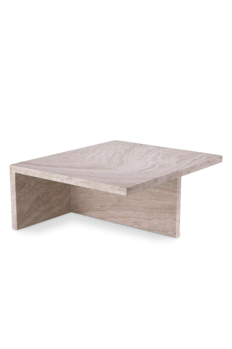 Minimalist Travertine Coffee Table | Eichholtz Amara | Eichholtzmiami.com