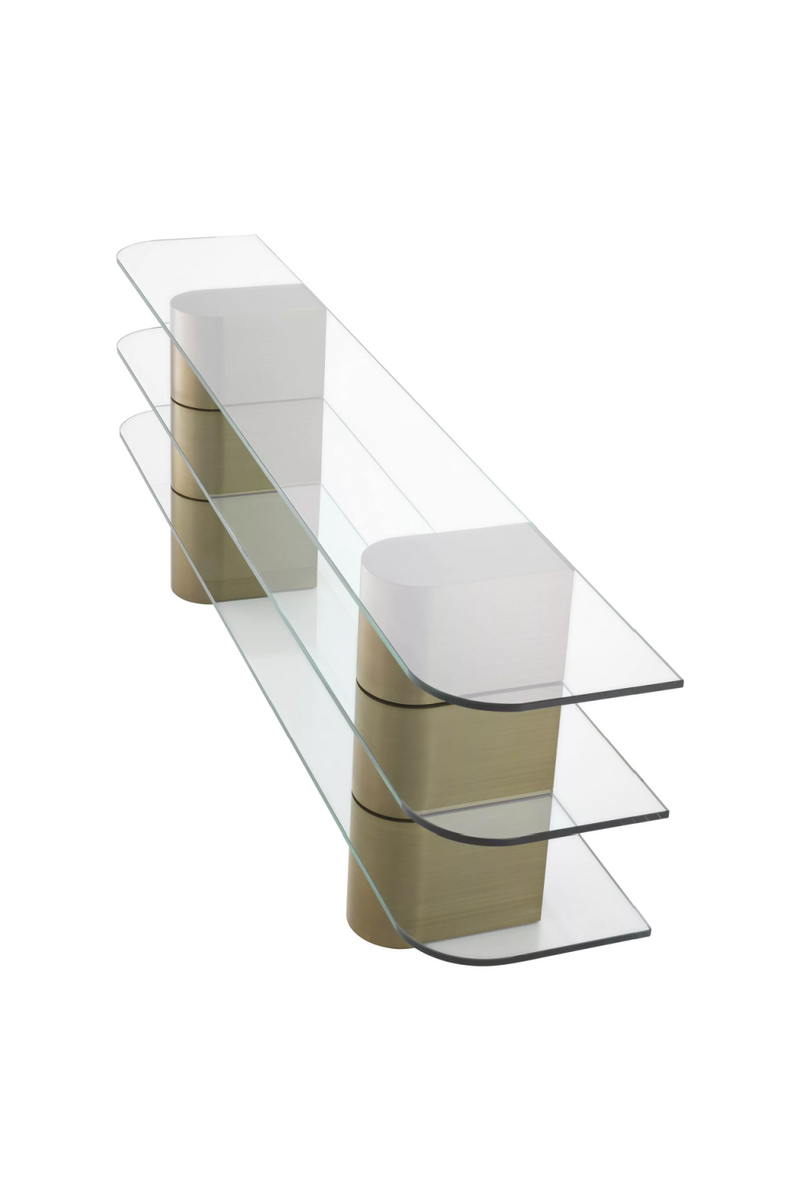 Clear Glass Console Table | Eichholtz Lunden | Eichholtzmiami.com