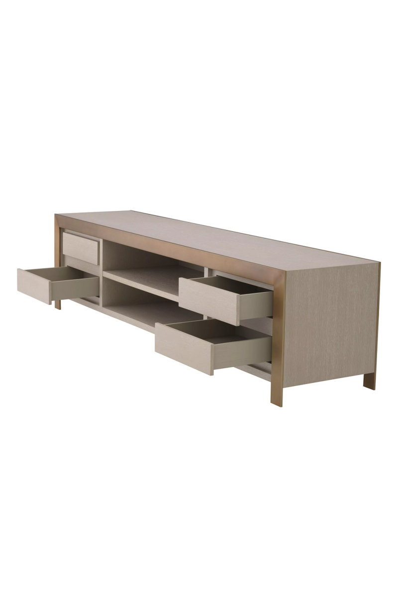 Metallic Framed Wooden TV Cabinet | Eichholtz Talbot | Eichholtzmiami.com