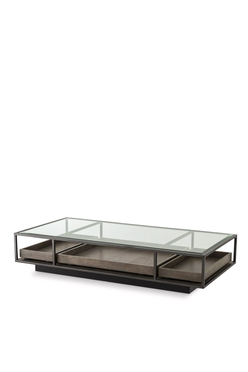 Bronze Framed Glass Coffee Table | Eichholtz Roxton | Eichholtz Miami