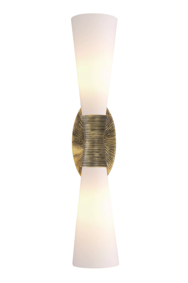 White Glass Wall Lamp | Eichholtz Nolita | Eichholtz Miami