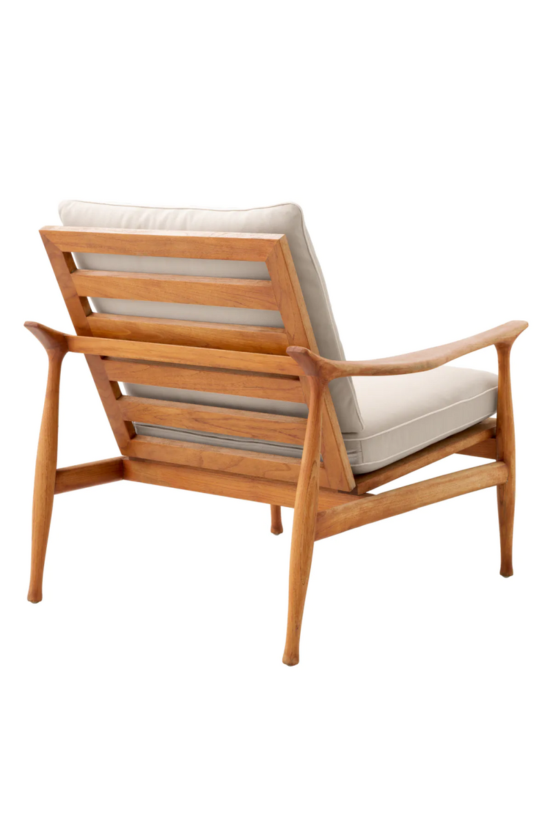 Natural Teak Outdoor Lounge Chair | Eichholtz Manzo | Eichholtzmiami.com