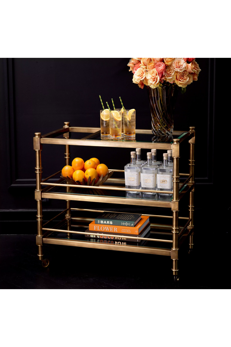 Classic Brass Trolley | Eichholtz Alexia | Eichholtzmiami.com