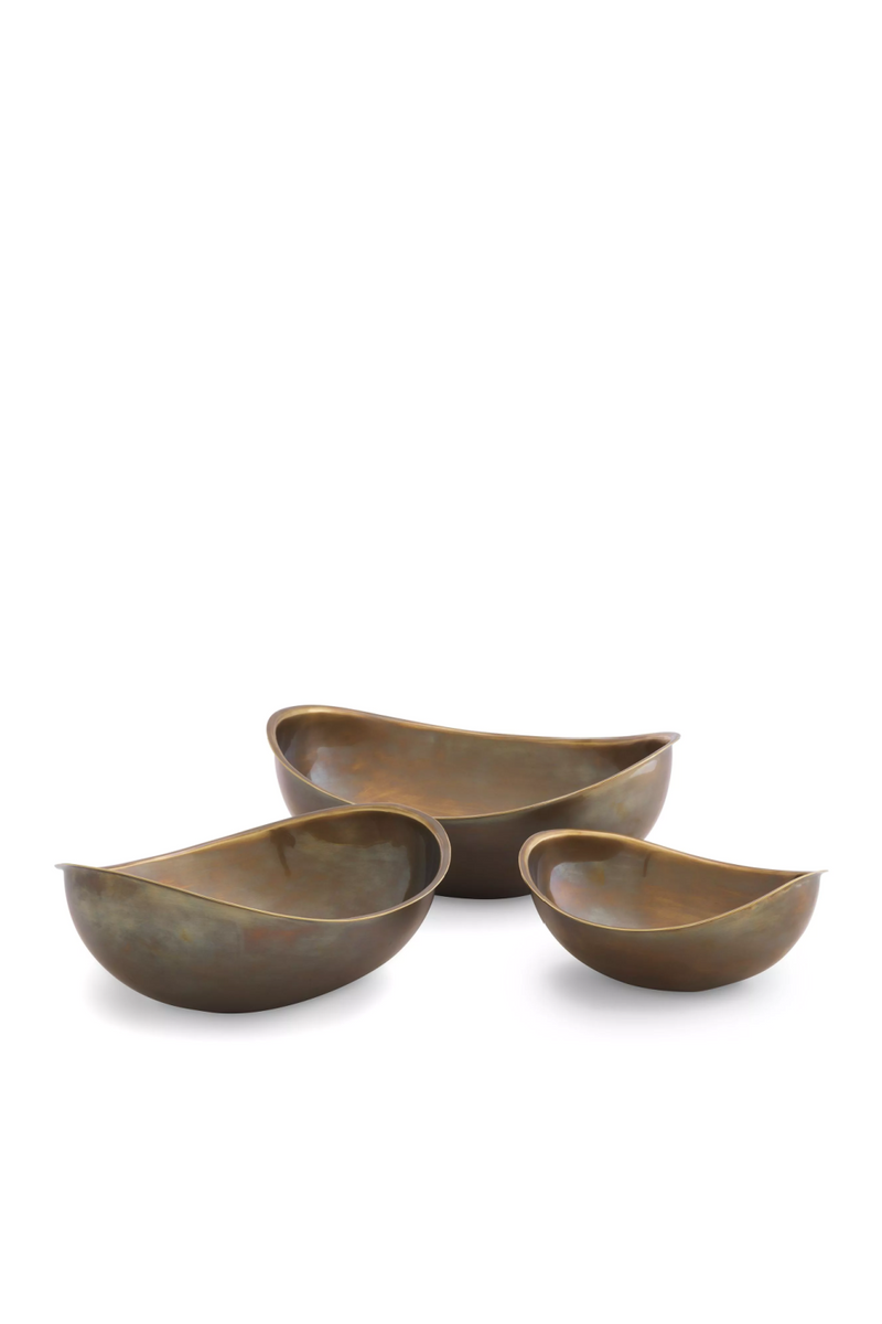 Vintage Brass Bowl Set (3) | Eichholtz Sena | Eichholtzmiami.com
