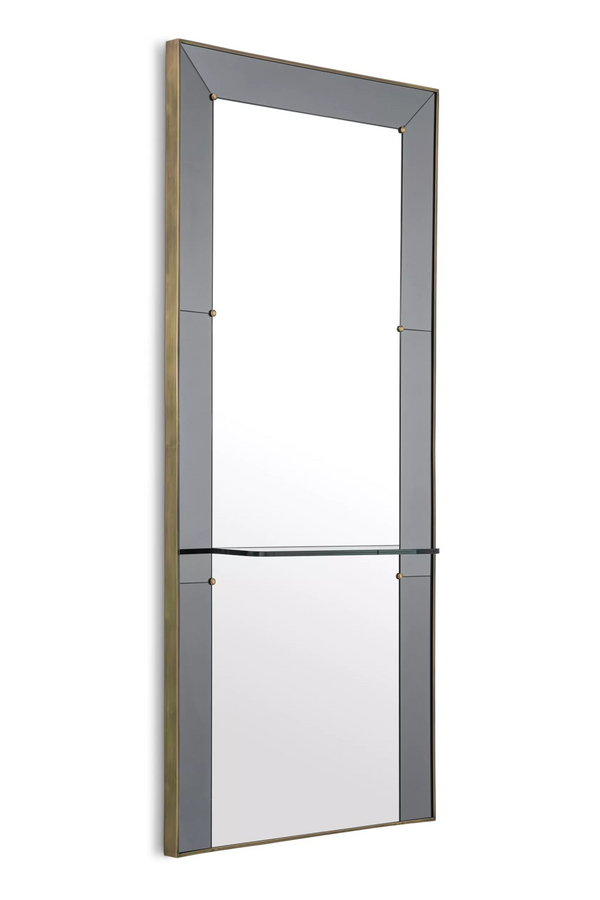 Modern Mirror With Glass Shelf | Eichholtz Bellana | Eichholtzmiami.com