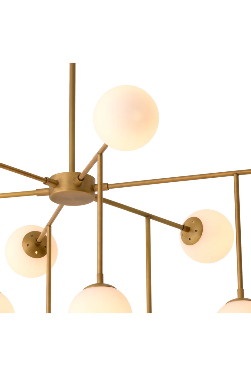 White Glass Orbs Chandelier | Eichholtz Aram | Eichholtzmiami.com