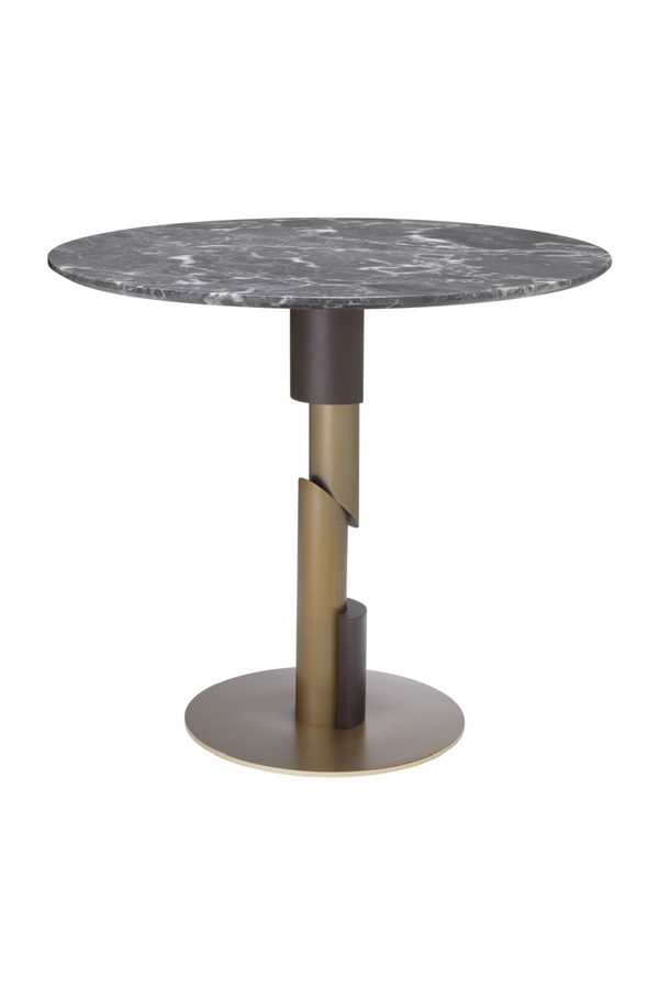 Gray Marble Pedestal Dining Table | Eichholtz Flow | Eichholtzmiami.com
