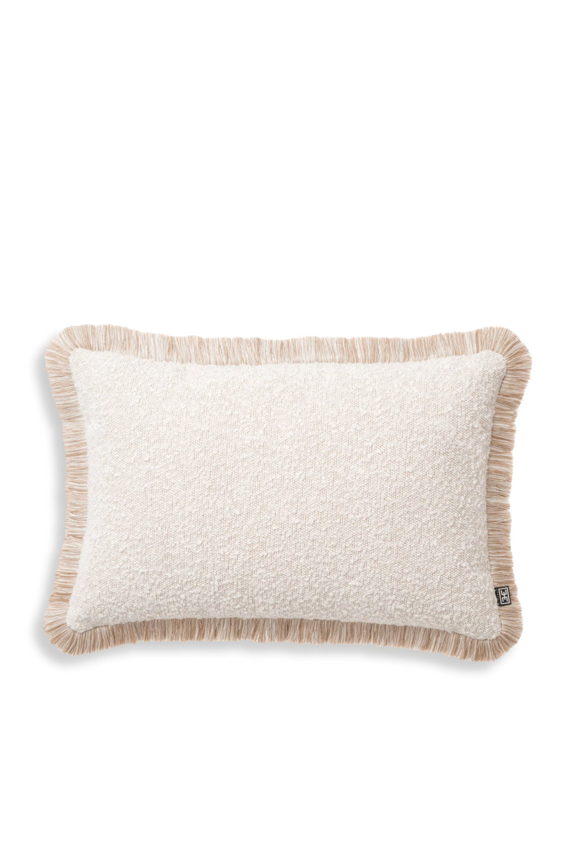 Cream Boucle Lumbar Pillow | Eichholtz Nami | Eichholtzmiami.com