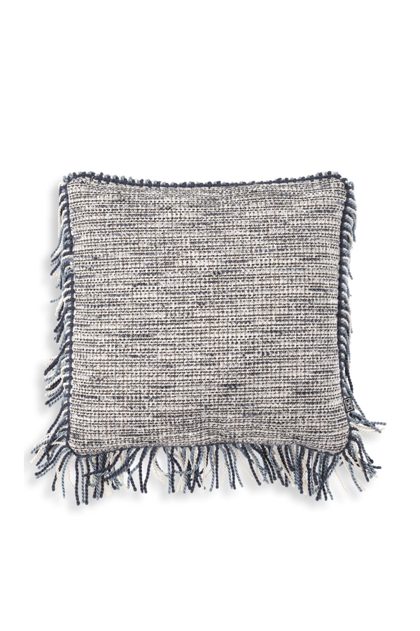 Blue Fringed Throw Pillow S | Eichholtz Dupre | Eichholtzmiami.com