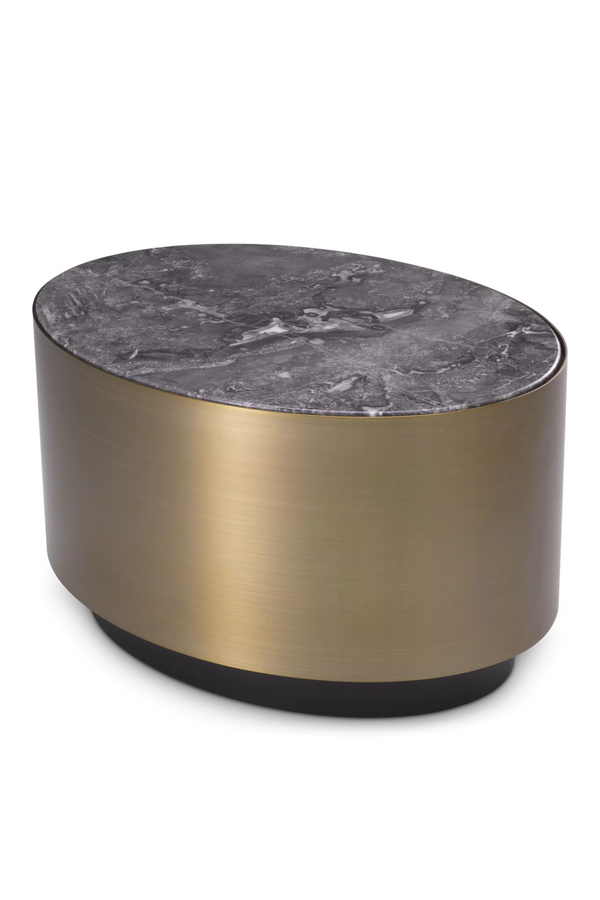 Oval Marble Side Table | Eichholtz Porter | Eichholtz Miami