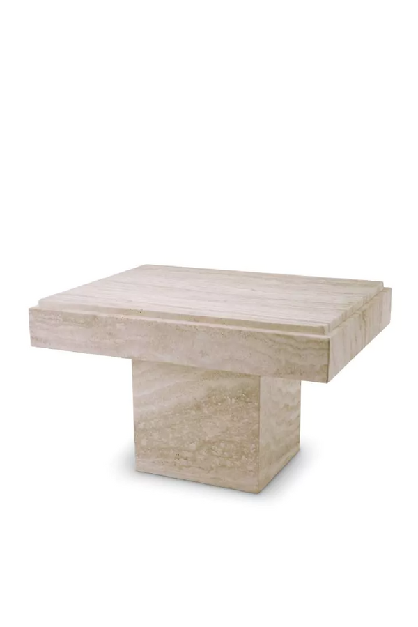 Travertine Side Table | Eichholtz Sartoria | Eichholtzmiami.com