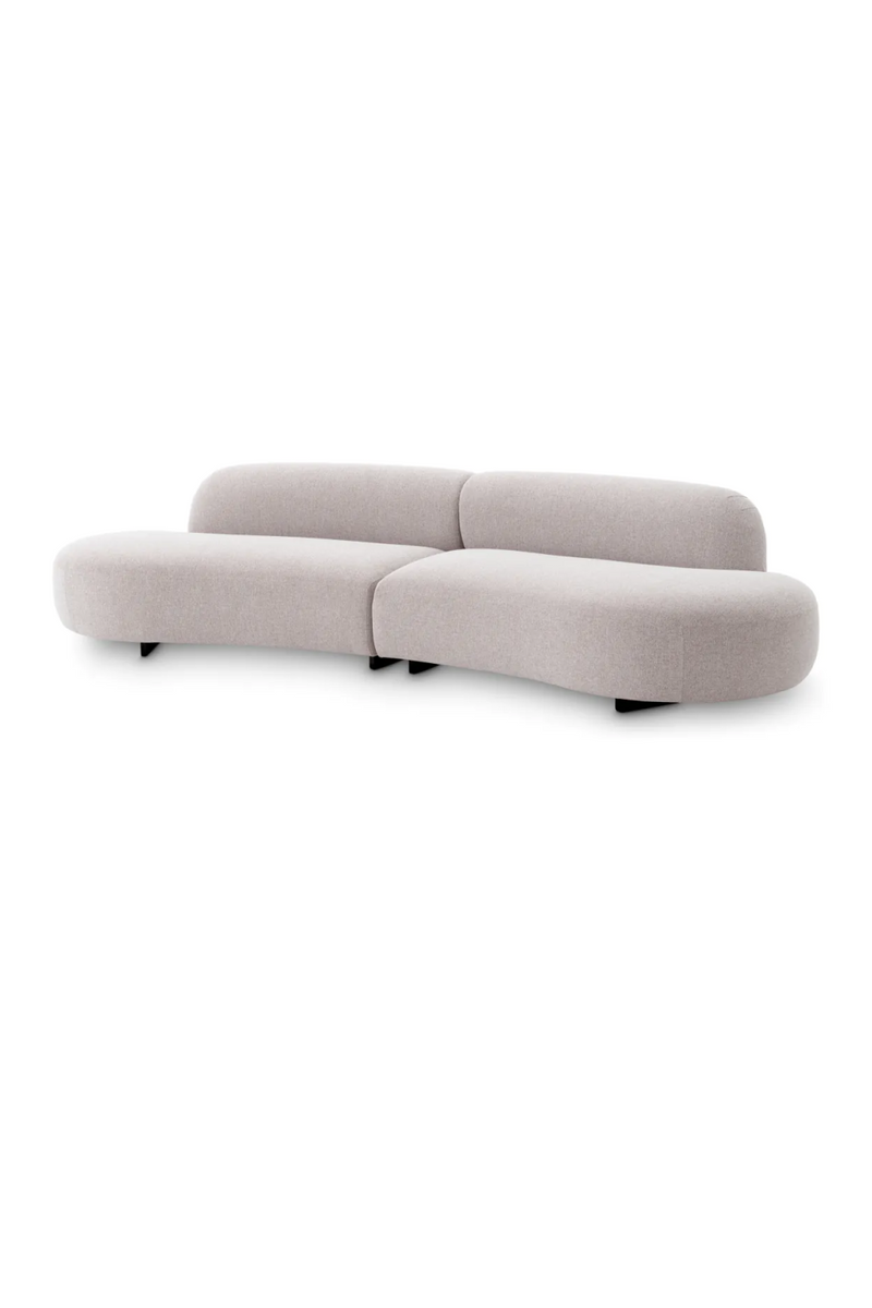 Light Gray Curved Outdoor Sofa | Eichholtz Björn | Eichholtzmiami.com