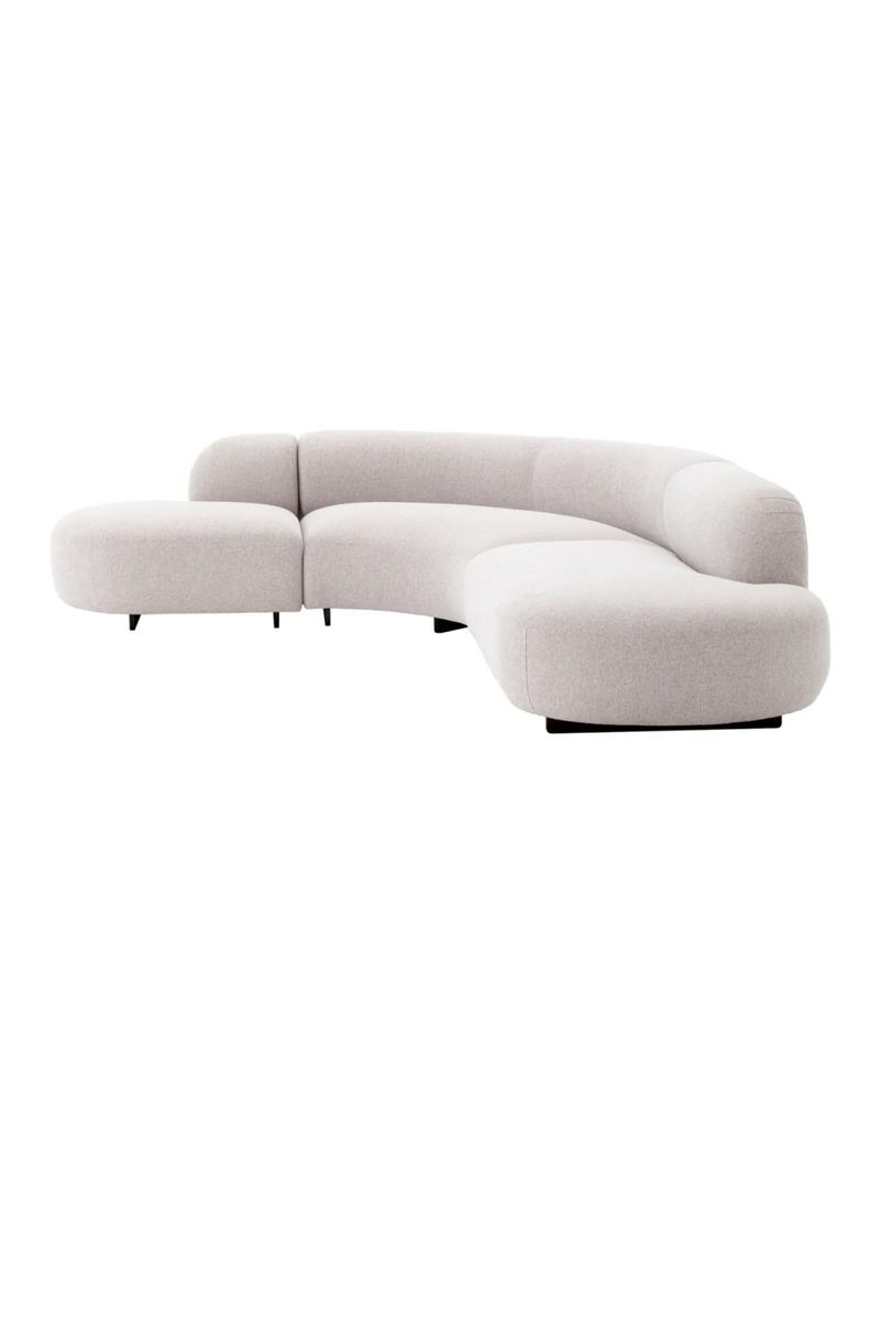 Light Gray Curved Outdoor Sofa | Eichholtz Björn | Eichholtzmiami.com