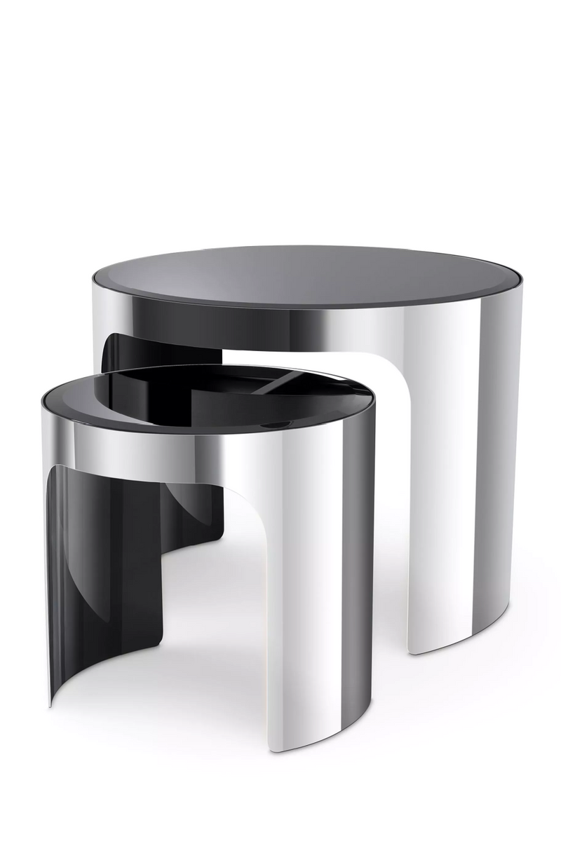 Bevelled Glass Side Tables (2) | Eichholtz Piemonte | Eichholtzmiami.com