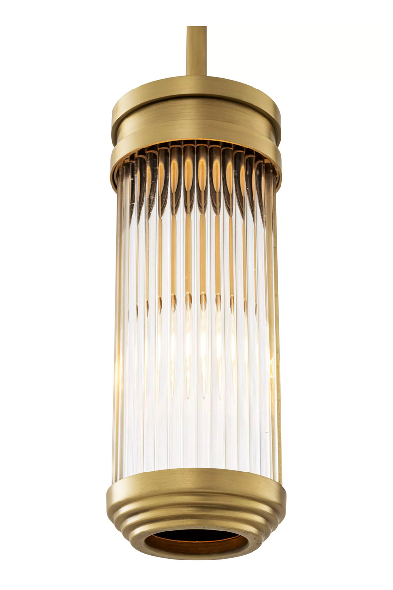 Cylindrical Glass Pendant Lamp | Eichholtz Rousseau | Eichholtzmiami.com