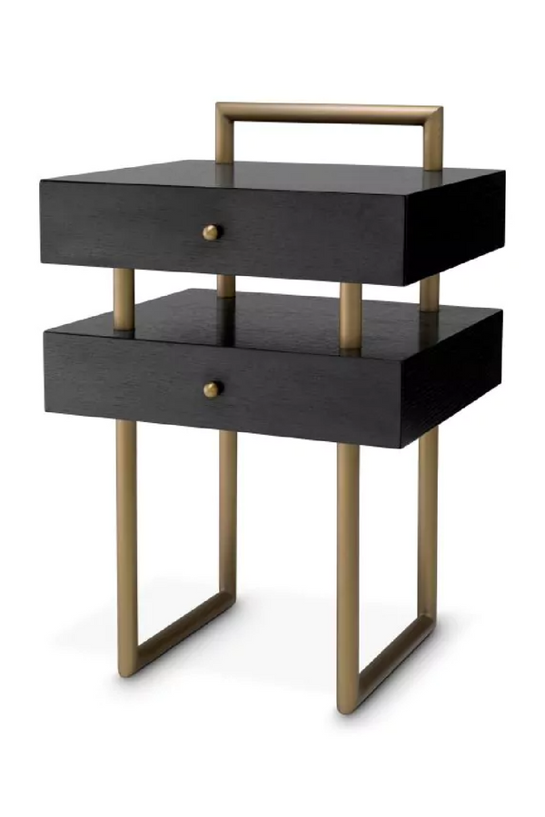 Contemporary Oak Side Table | Eichholtz Bedini | Eichholtzmiami.com