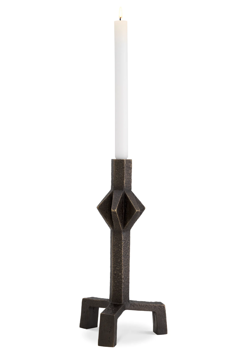 Bronze Vintage Candle Holder S | Eichholtz Conti | Eichholtzmiami.com