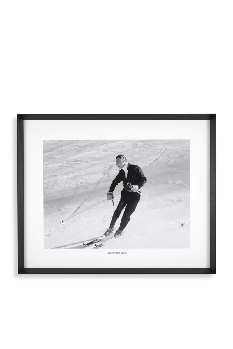 Skiing Figure Photographic Artwork | Eichholtz Agnelli Hits The Slopes | Eichholtzmiami.com