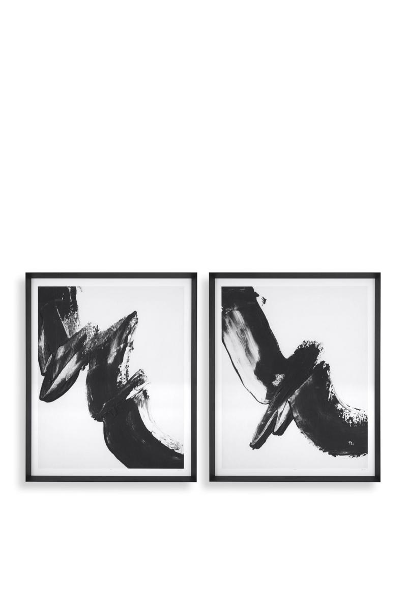 Monochrome Art Print Set (2) | Eichholtz Black Expression | Eichholtzmiami.com