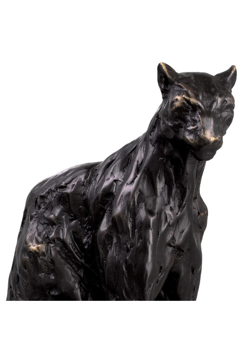 Bronze Decorative Sculpture | Eichholtz Sitting Panther | Eichholtzmiami.com